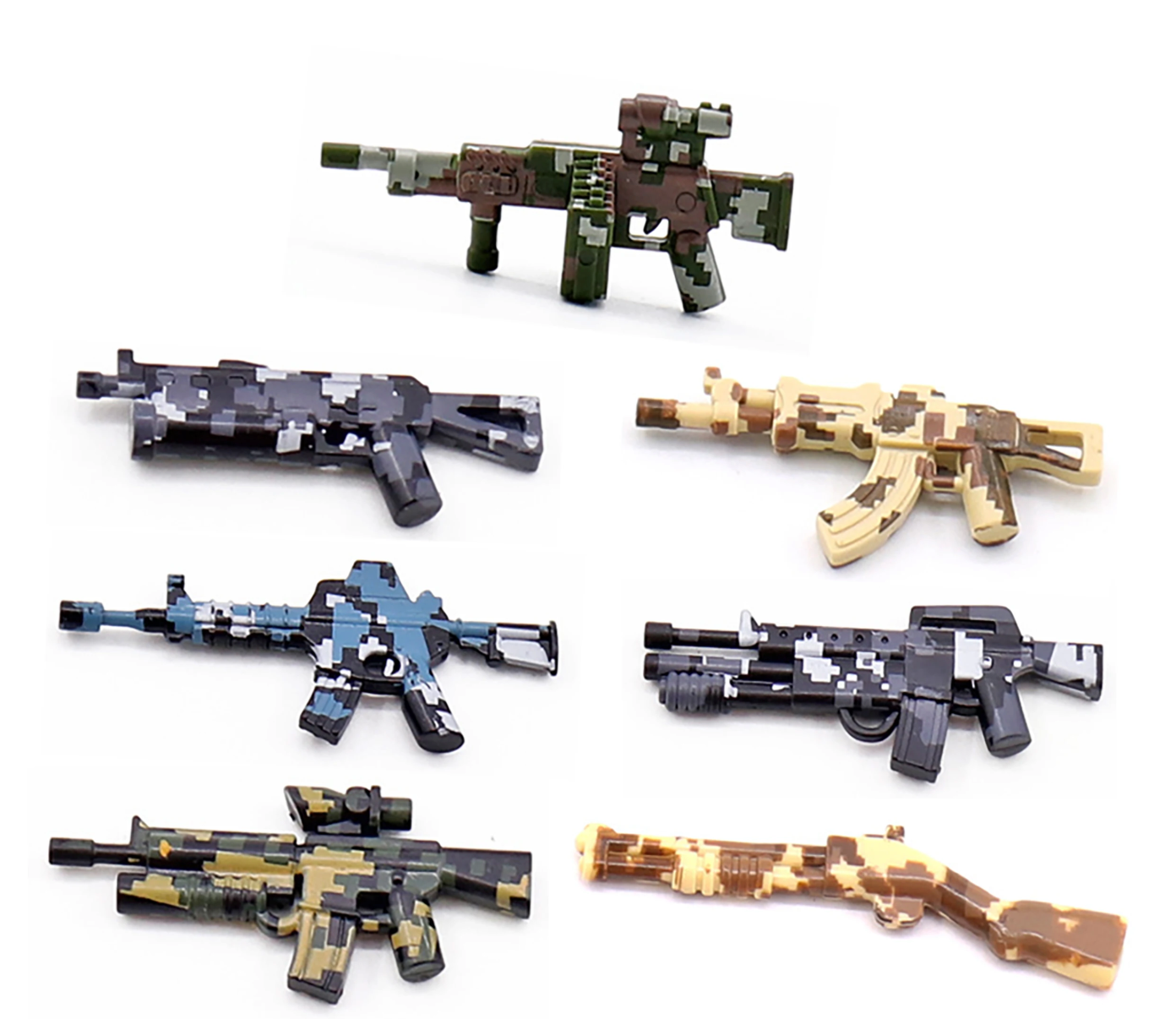 7-Piece Camo Weapons Pack