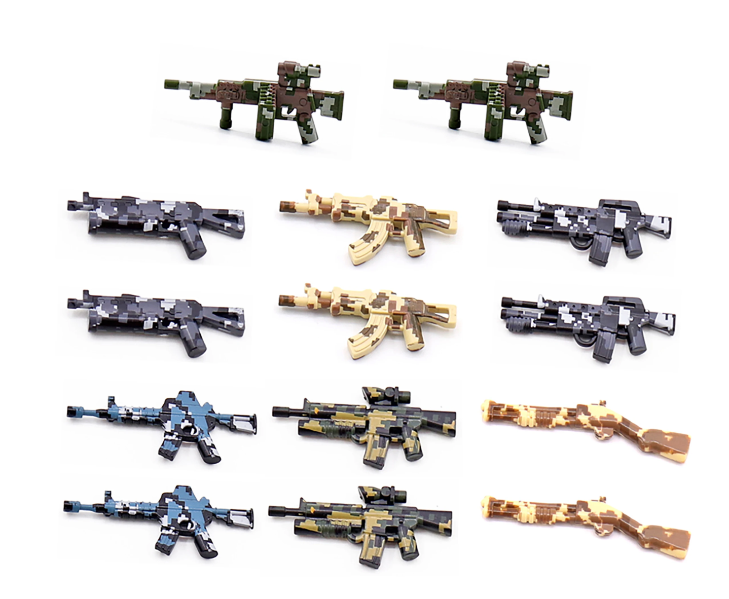 14-Piece Camo Weapons Pack