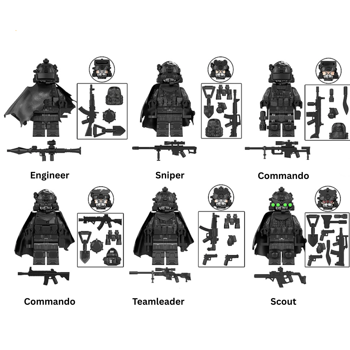 Elite Tactical Mini figure Set