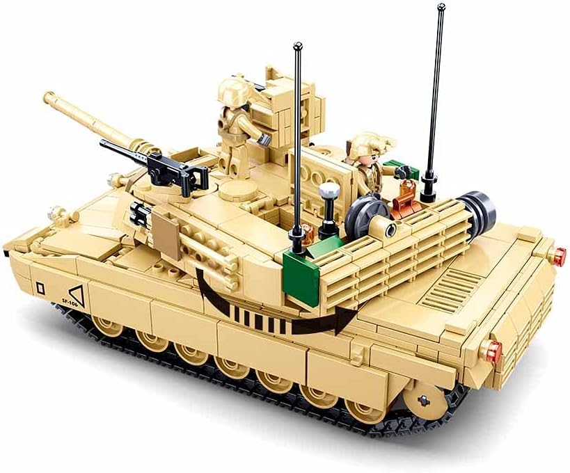 Modern Desert Main Battle Tank + 2 Soldiers