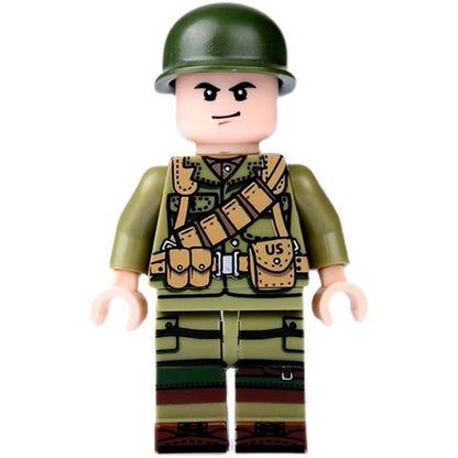 WWII U.S. Army Soldiers – 24 Soldiers + Baseplate