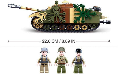 WWII German Assault Tank + 3 Soldiers