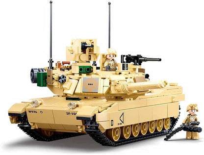 Modern Desert Main Battle Tank + 2 Soldiers