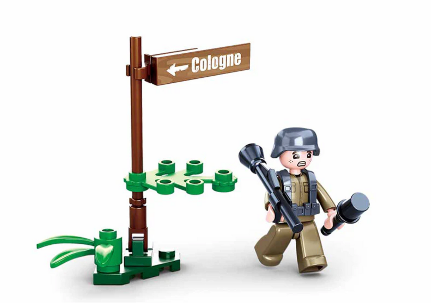 WWII Allied Medium Tank + 2 Soldiers