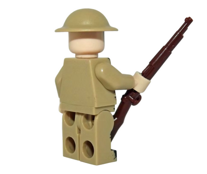 WWII British Army Troops – 24 Soldiers + Baseplate