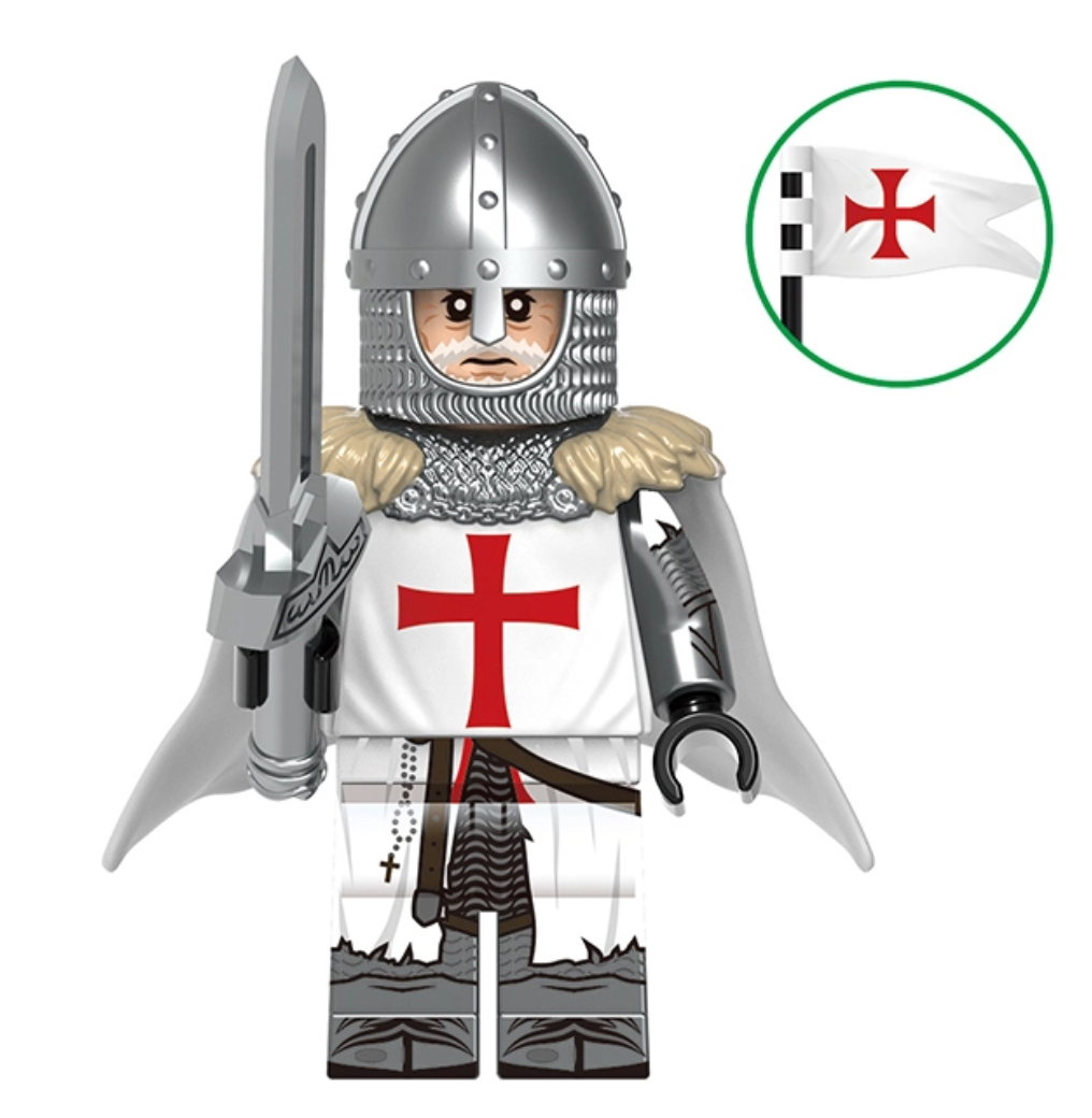 Knight & Warhorse Crusader Set