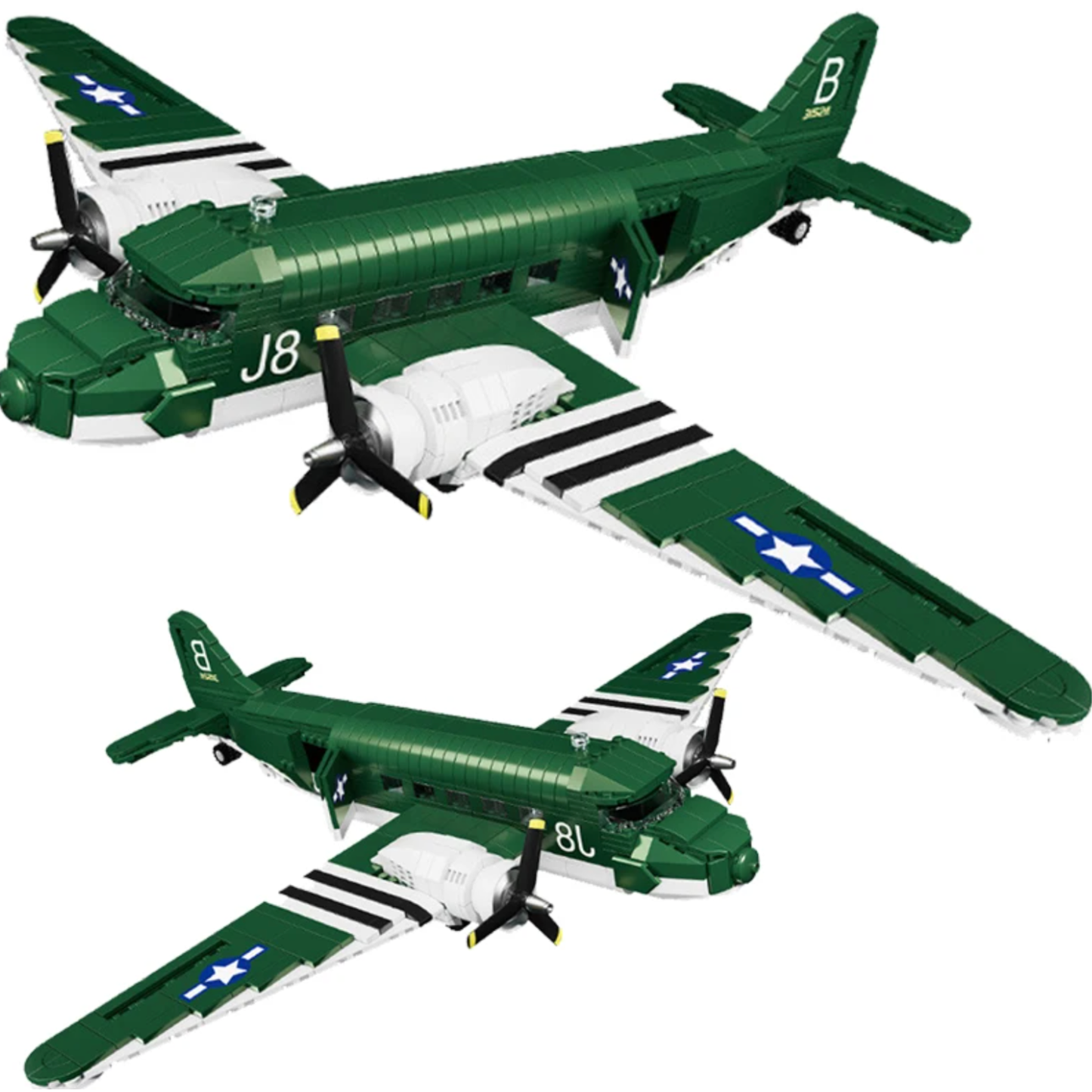 WW2 US Military C-47 Transport Aircraft