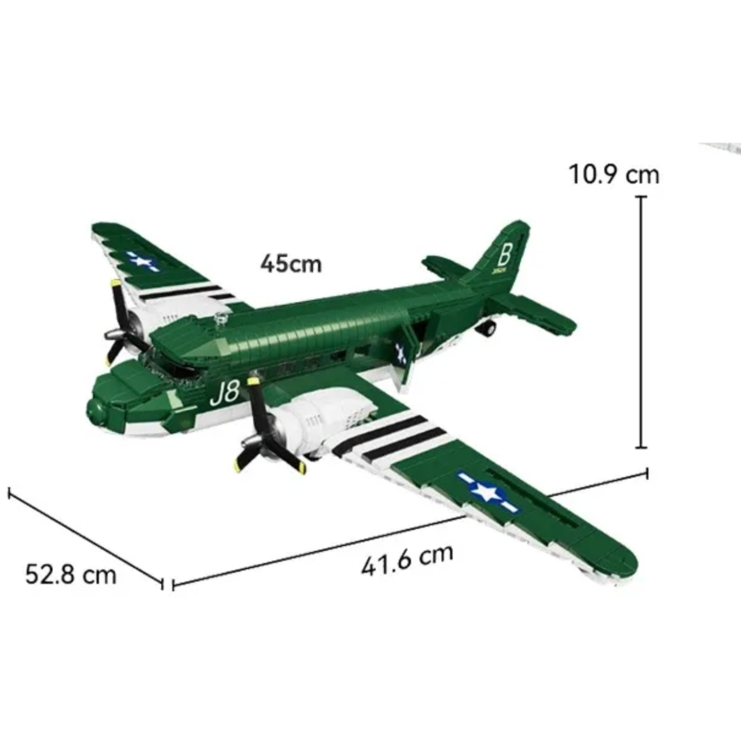 WW2 US Military C-47 Transport Aircraft