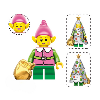Christmas mini character set of 8