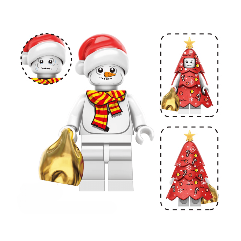 Christmas mini character set of 8