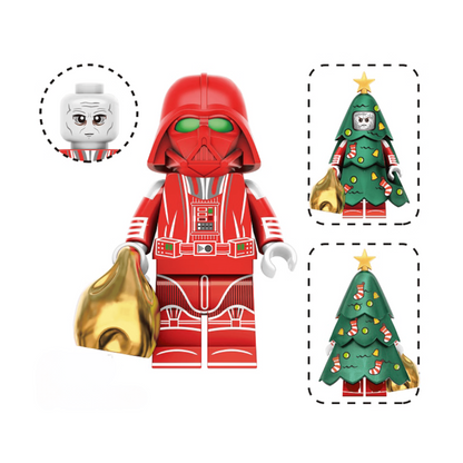 Christmas mini character set of 8