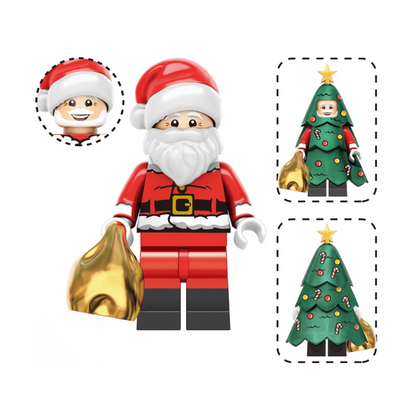 Christmas mini character set of 8