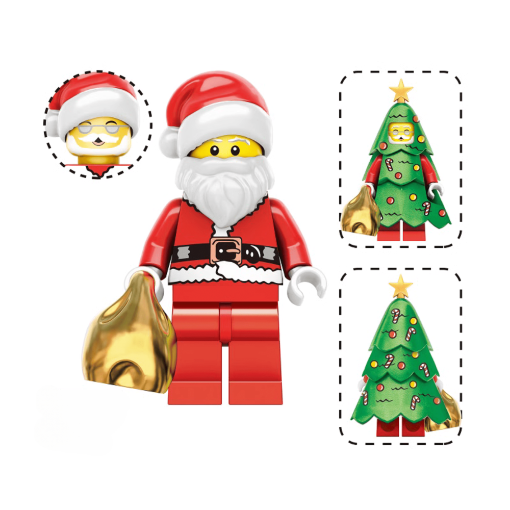 Christmas mini character set of 8