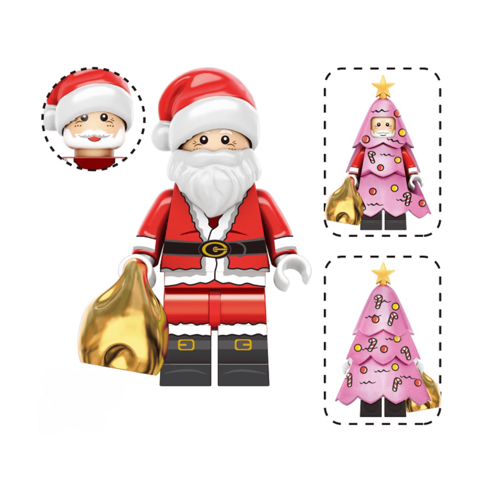 Christmas mini character set of 8