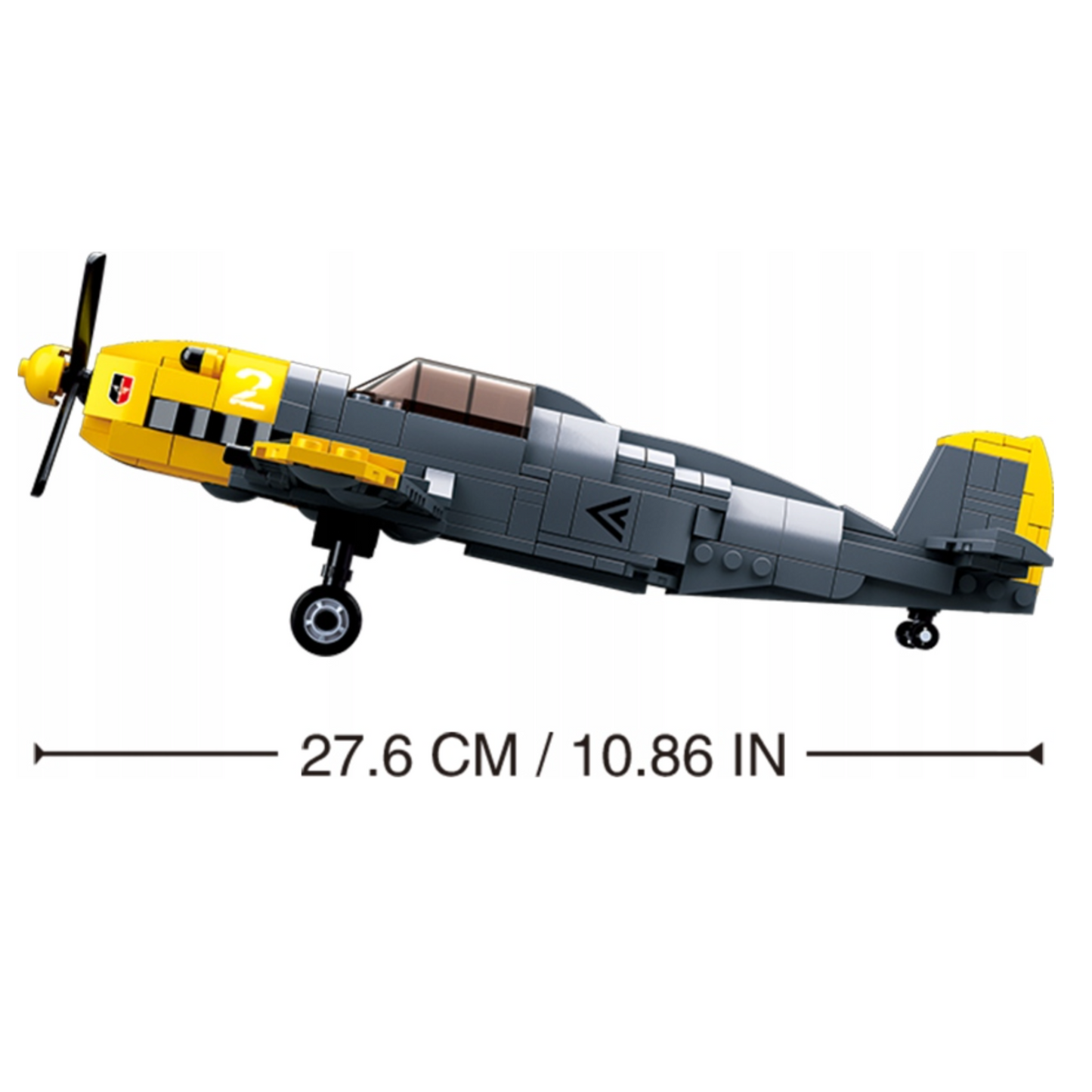 WWII German Fighter Plane – 289pcs + Pilot
