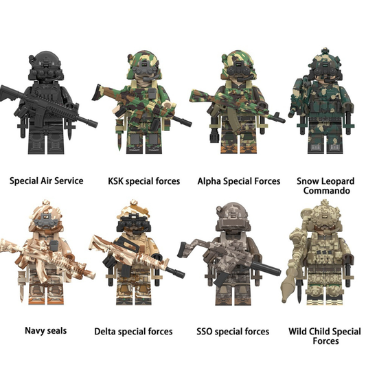 Special Forces Army Commandos Variations Custom Minifigures