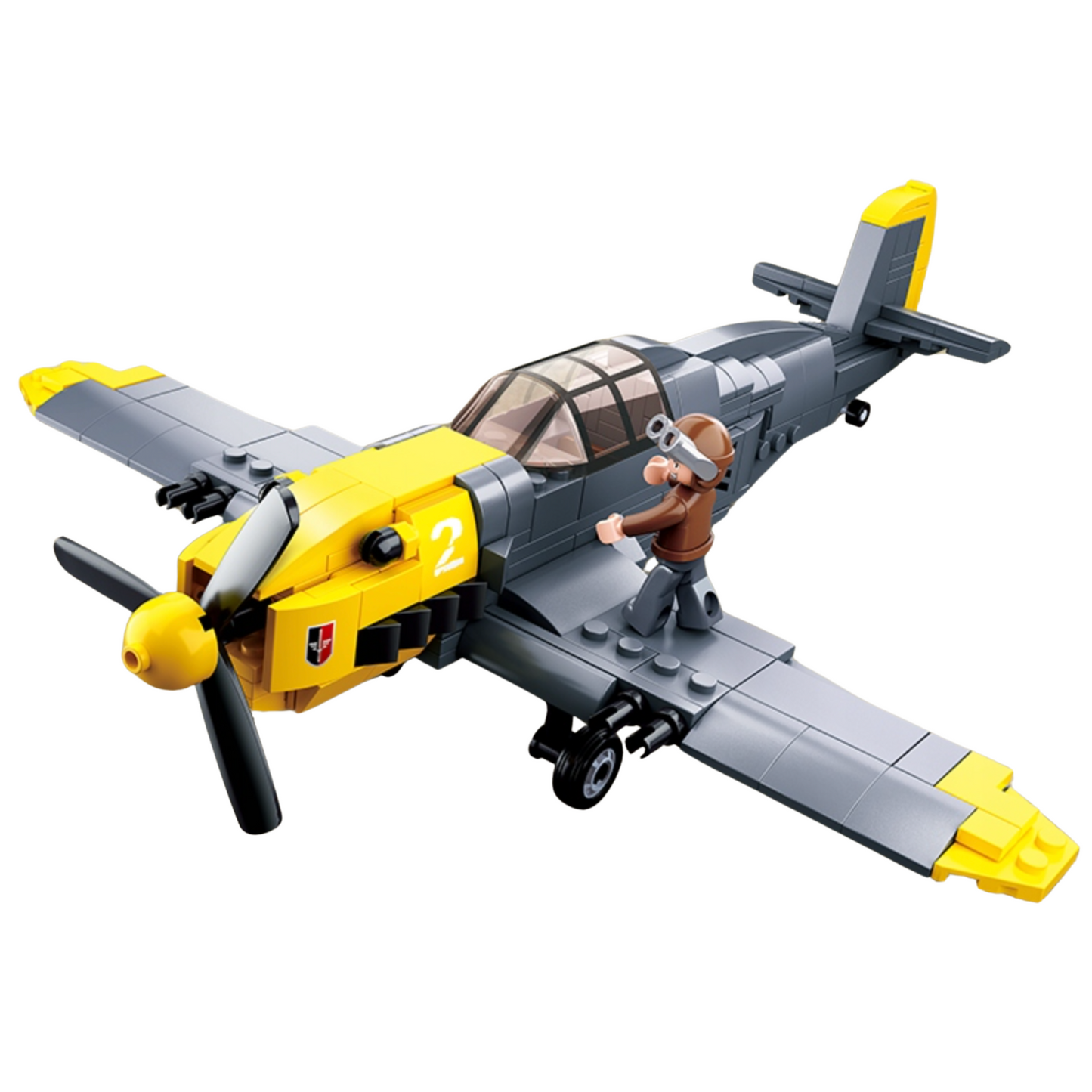 WWII German Fighter Plane – 289pcs + Pilot