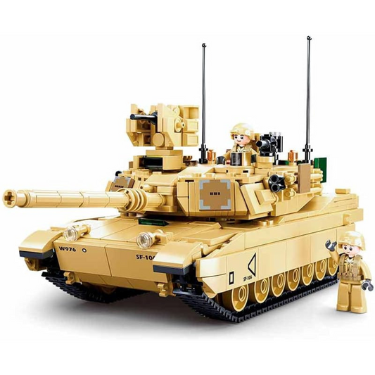 Modern Desert Main Battle Tank + 2 Soldiers